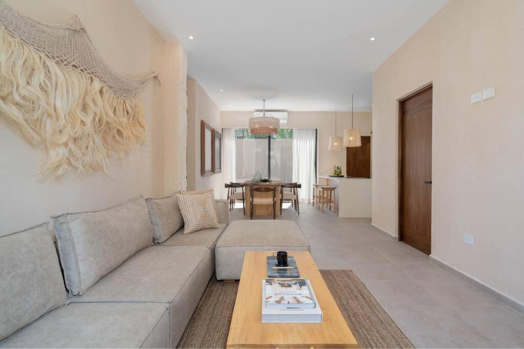 Lujoso Departamento Boho-Chic Con Alberca Privada Apartment Tulum Exterior foto
