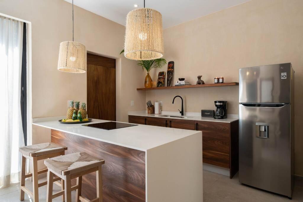 Lujoso Departamento Boho-Chic Con Alberca Privada Apartment Tulum Exterior foto