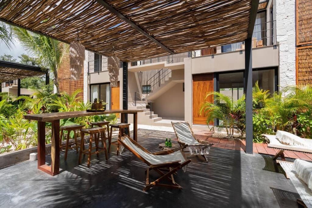 Lujoso Departamento Boho-Chic Con Alberca Privada Apartment Tulum Exterior foto