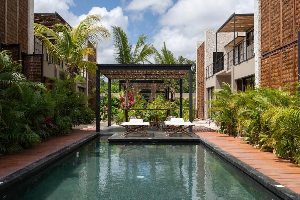 Lujoso Departamento Boho-Chic Con Alberca Privada Apartment Tulum Exterior foto