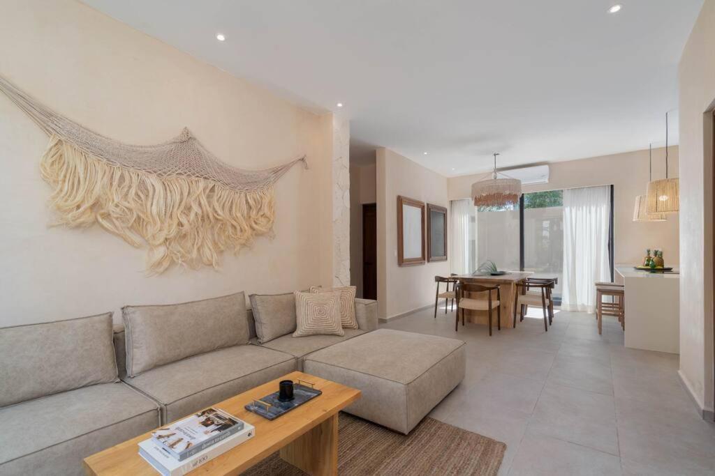 Lujoso Departamento Boho-Chic Con Alberca Privada Apartment Tulum Exterior foto